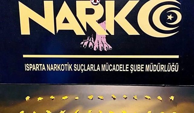 Isparta’da uyuşturucu ele geçirildi: 2 şüpheliye adli işlem