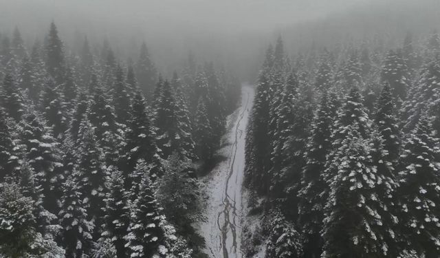 Karabük’ün yüksek kesimleri beyaza büründü