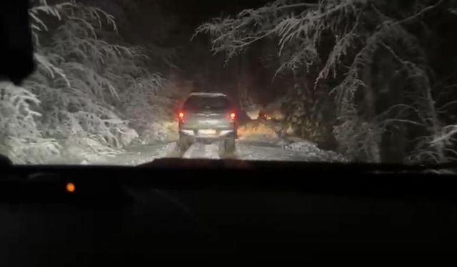 Karabük’ün yüksek kesimlerinde kar kalınlığı 40 santimetreye ulaştı