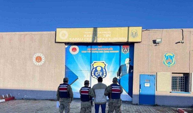 Kars’ta 5 yıl hapis cezası bulunan 1 kişi yakalandı