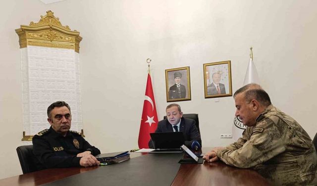 Kars’ta Kasım ayı asayiş ve güvenlik toplantısı yapıldı