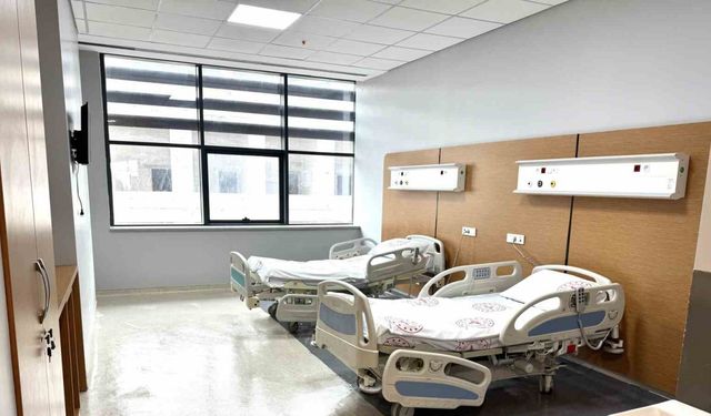 Kayapınar Şehir Hastanesinde örnek hasta odası tamamlandı