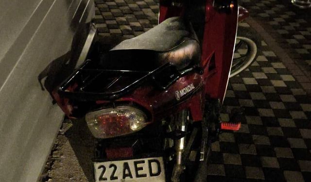 Keşan’da motosiklet ile otomobil çarpıştı: 1 yaralı
