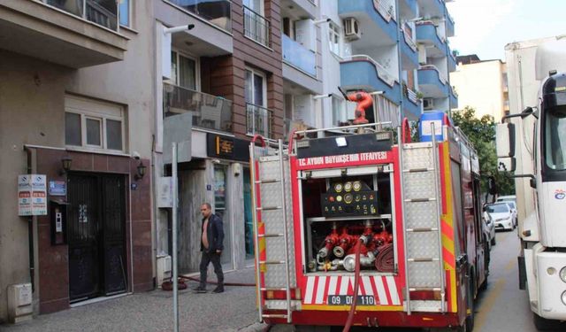 Klimadan çıkan yangın kısa sürede söndürüldü