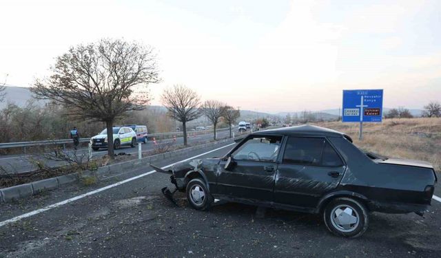 Kontrolden çıkan otomobil takla attı: 1 ağır yaralı
