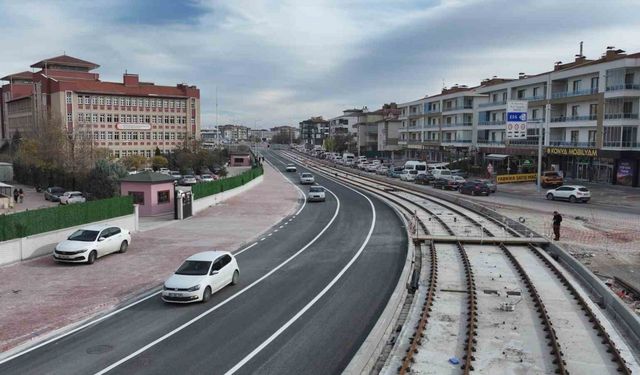 Konya’da Adliye - Şehir Hastanesi Raylı Sistem bağlantısında sona yaklaşıldı