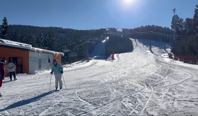 Kristal karlar diyarı Sarıkamış’ta kayak heyecanı başladı