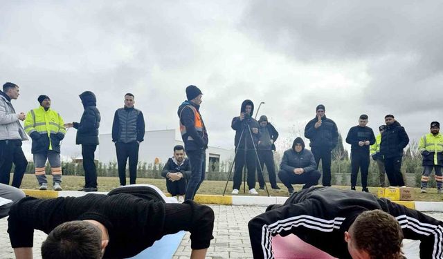 Kütahya OSB’de itfaiye birimi için personel alımında uygulamalı etap tamamlandı