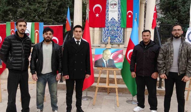 Kütahya’da Haydar Aliyev’in anısına resim sergisi