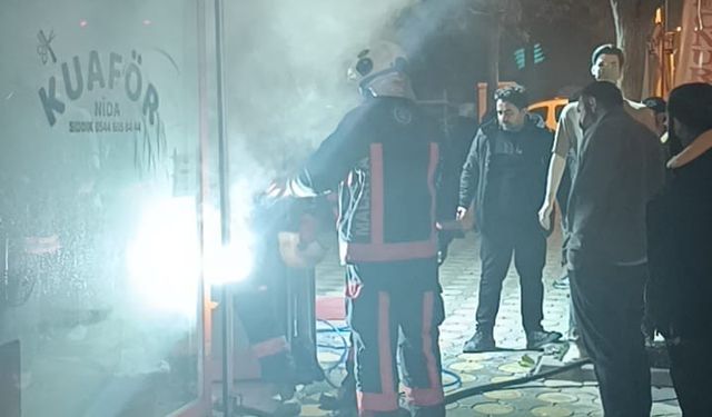 Malatya’da iş yerinde korkutan yangın