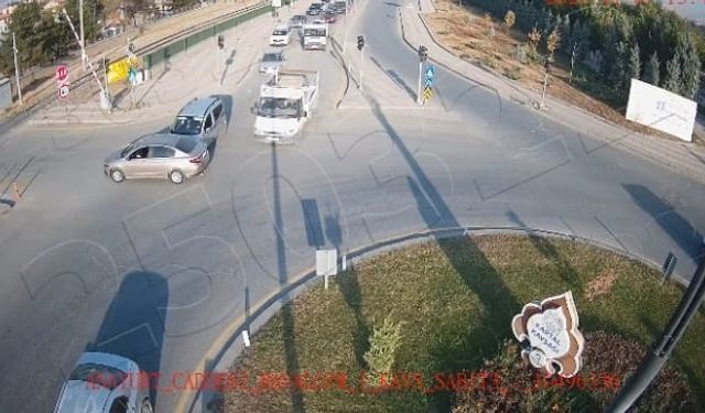 Malatya’da kazalar KGYS kameralarına yansıdı