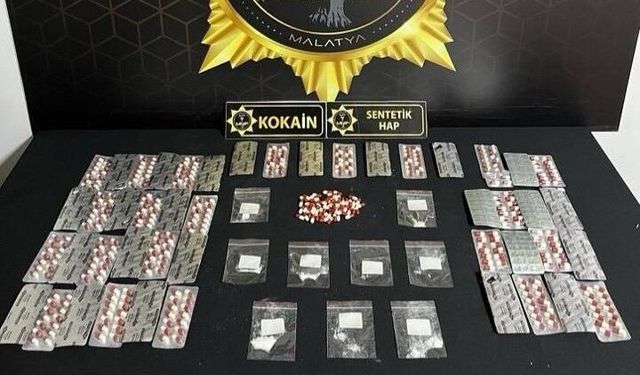 Malatya’da uyuşturucu operasyonu: 3 tutuklama