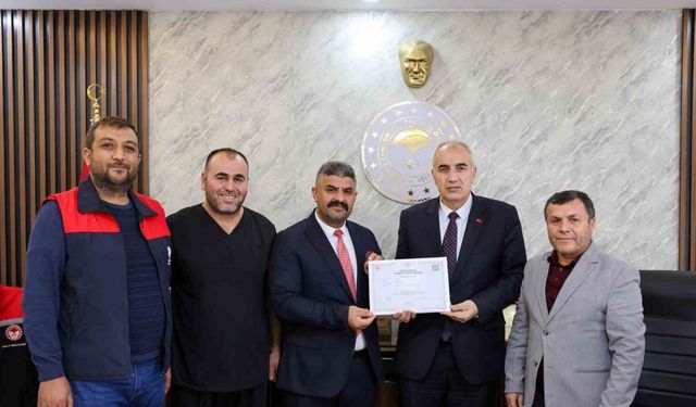 Malatya’ya 4.5 milyon lira ek destek getiren başarı belgesi