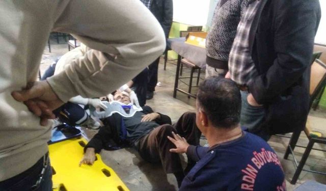 Mardin’de kıraathanede tavan çöktü: 2 yaralı