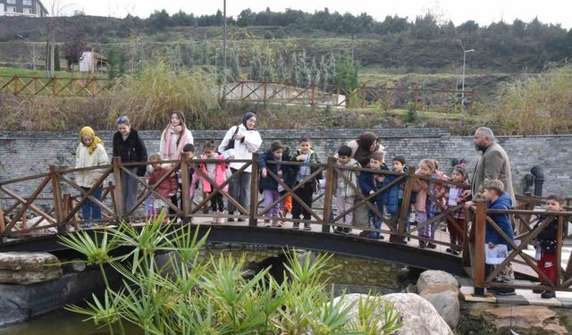 Minik öğrenciler bahçe bitkilerini öğrendi