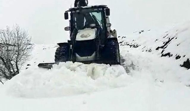 Muş’ta kar ve tipi nedeniyle kapanan 26 yerleşim yeri ulaşıma açıldı