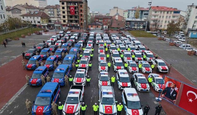 Muş’un güvenlik filosu güçlendi: 78 yeni araç hizmete girdi