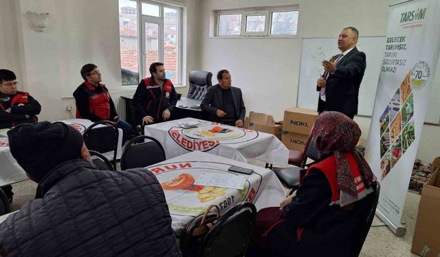 Nuribey’de çiftçilere yönelik bilgilendirme toplantısı