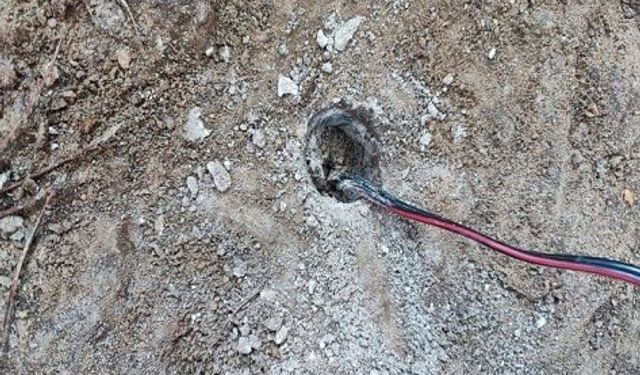 Patlayıcı ile kaçak kazıya Jandarmadan suçüstü