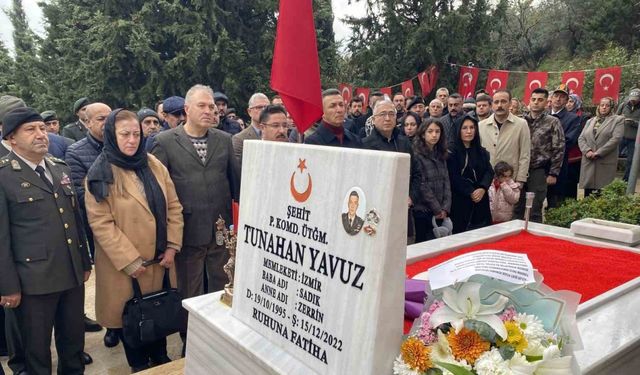 Pençe Kilit kahramanı şehit üsteğmen şehadetinin 3.yılında anıldı