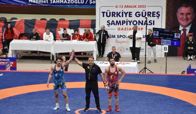 Şahinbey Belediyesi’nin ev sahipliğini yaptığı Türkiye Güreş Şampiyonası sona erdi