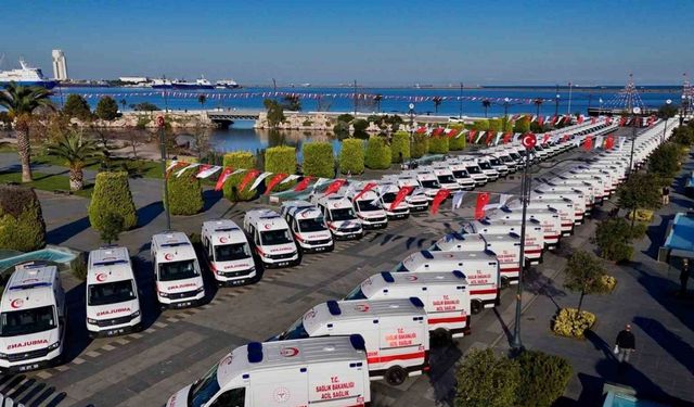 Samsun’a 100 yeni ambulans: Filodaki araç sayısı 60’tan 160’a çıkıyor
