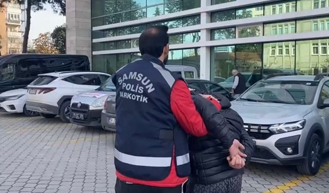 Samsun’da 8 yıl 9 ay hapis cezası olan şahıs yakalandı