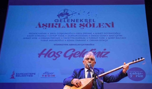 Sancaktepe’de âşıklar geleneği geleceğe taşındı