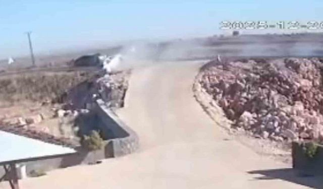 Şanlıurfa’da 5 kişinin yaralandığı kaza anı kamerada