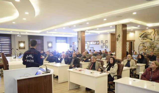 Şehzadeler’de şehit yakınları ve gazilere afet farkındalık eğitimi