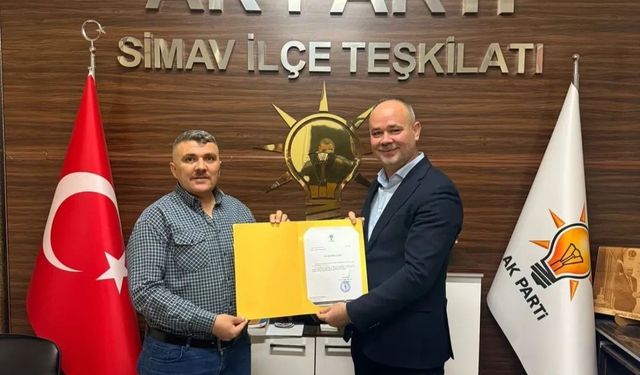 Simav’da Volkan Kırbıyık mahalle başkanı oldu