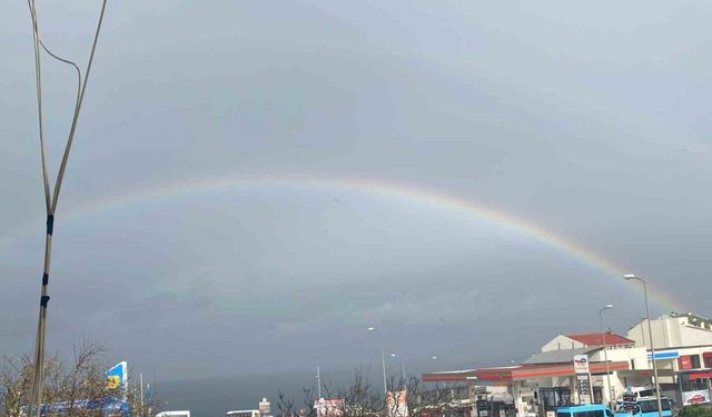 Sinop’ta gökkuşağı manzarası