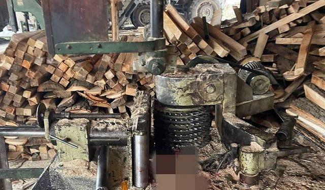 Sinop’ta iş kazası: Elini hızar makinesine kaptırdı