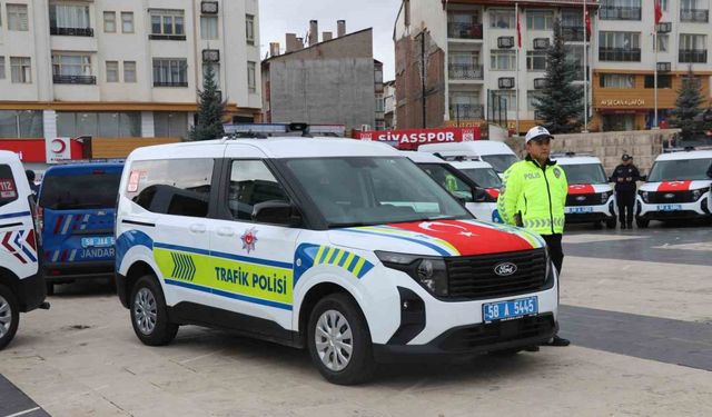 Sivas’ın asayiş gücü modern araçlarla daha da güçlendi