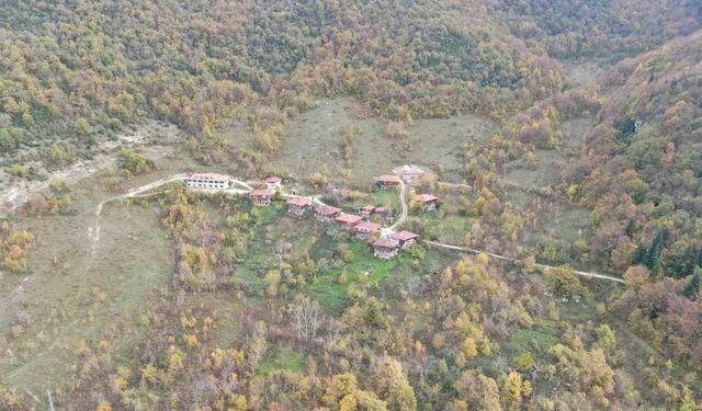 Sonbahara bürünen ormanlar ve ’çam kokulu’ evler mest ediyor