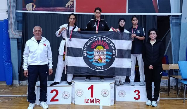 Taekwondo il seçmelerinde Çeşme Belediyespor rüzgârı
