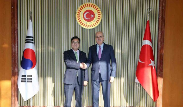 TBMM Başkanı Kurtulmuş, Kore Cumhuriyeti Ulusal Meclisi Başkanı Woo Wonshik ile görüştü