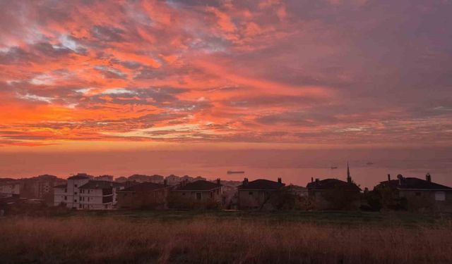 Tekirdağ’da muhteşem görüntü: Renklerin dansı