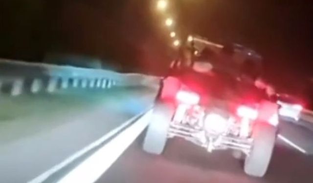 Trafikte tehlikeli hareketler yapan sürücü yakalandı