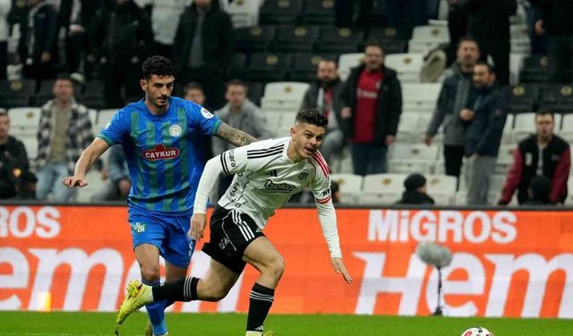 Trendyol Süper Lig: Beşiktaş: 0 - Çaykur Rizespor: 0 (Maç devam ediyor)