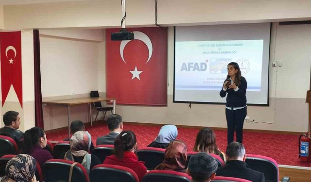 Tunceli’de afetlere karşı bilinç seferberliği