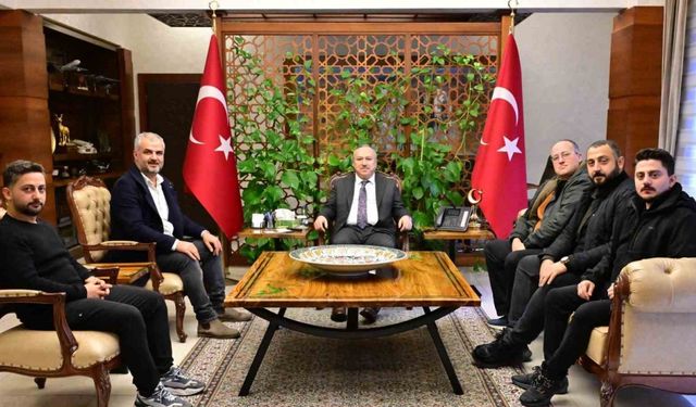 Vali Ali Fidan Düzceli gazetecileri ağırladı