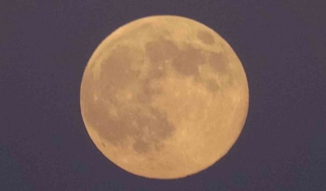 Van semalarında yılın son dolunayı görsel şölen sundu