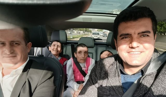 Yerli ve milli otomobile binmek isteyen üç engelli kardeşin isteği karşılıksız kalmadı