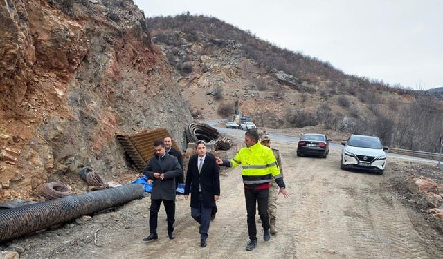 Yıllardır bitmeyen yolda çalışmalar sürüyor