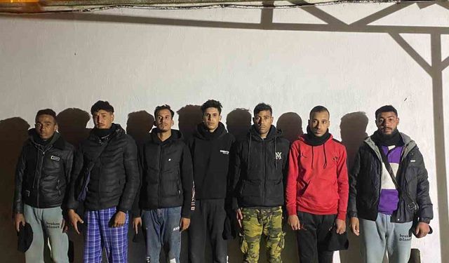 Yunanistan’a geçmeye çalışan 7 düzensiz göçmen yakalandı