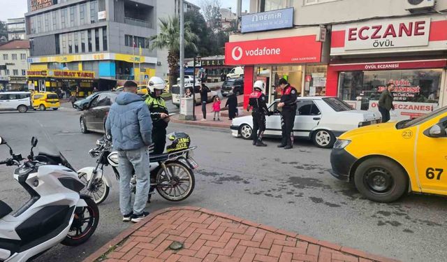 Zonguldak’ın Ereğli ilçesinde modifiyeli araçlara yönelik geniş çaplı denetim