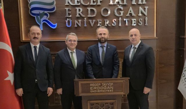 RTEÜ ile Güneysu Milli Eğitim Müdürlüğü arasında  proje  iş birliği