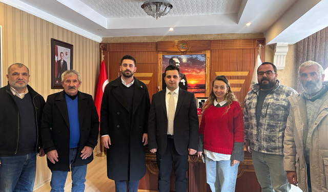 Çamlıhemşin Kaymakamı Serkan Büyük, CHP İlçe Başkanıyla Görüştü