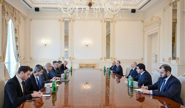 Aliyev, İsrail Dışişleri Bakanı Saar'ı kabul etti